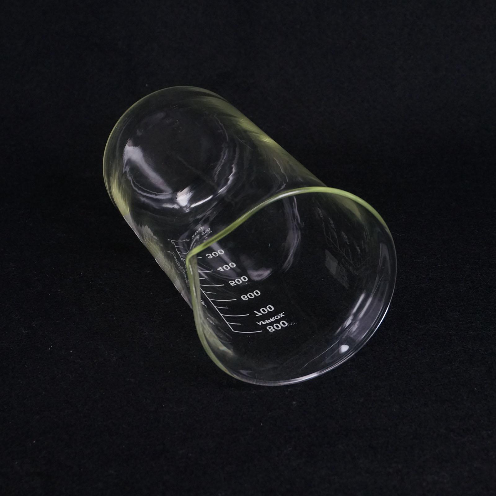 800ML Tall Form Beaker Chemistry Lab GG-17 Borosilicate Glass Thickened