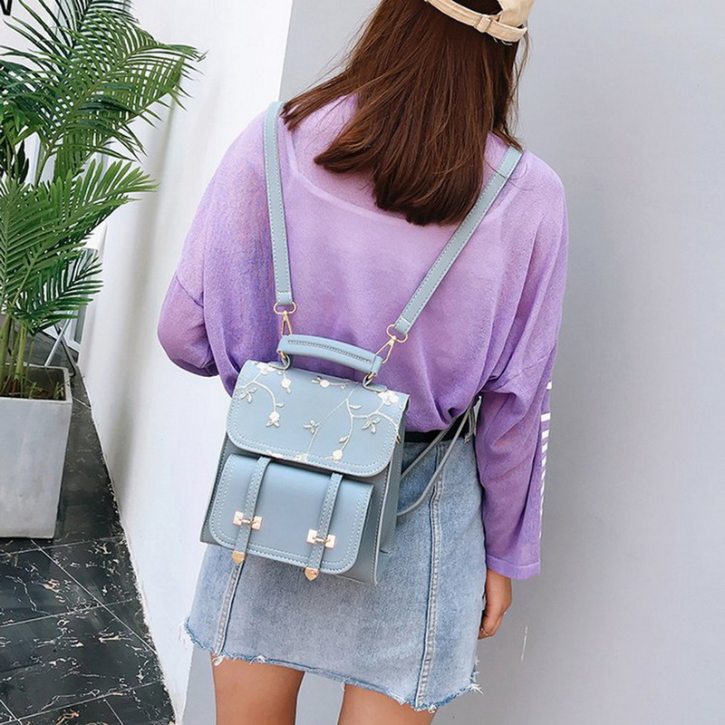 WENYUJH femmes sac à dos de jeunesse en cuir cordon sacs à dos pour adolescent filles femme école sac à bandoulière mochila