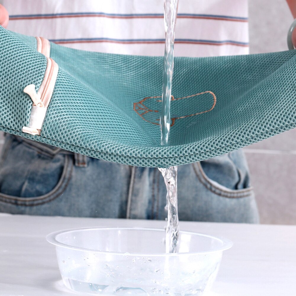 Bolsas de lavandería de viaje antifricción con patrón de estilo mixto bordado grueso