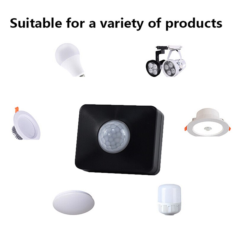 Goede Motion Sensor 12 V Automatische Infrarood Pir Motion Schakelaar Detector Dc 12 Volt Lamp Licht Outdoor Timer Sensor schakelaar