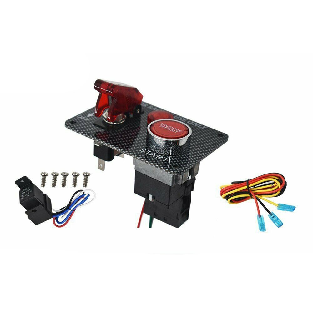Vehicle Ignition Starter Switch 12V Car Replacement Parts Accessories Modification DIN889: Default Title