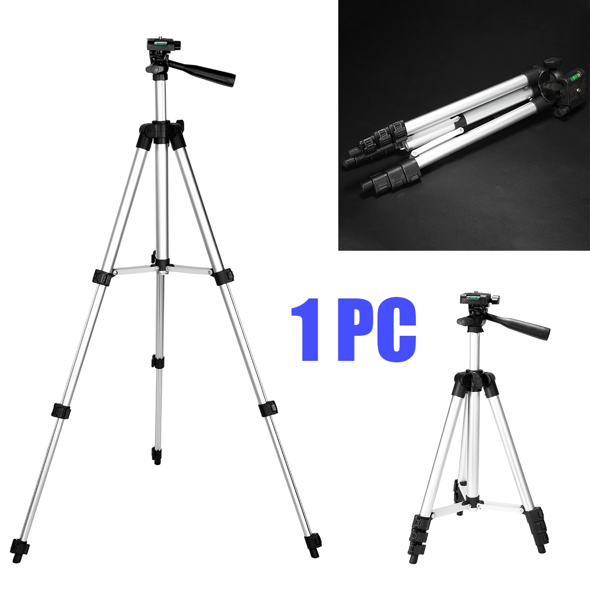1 Pc Portable Uitschuifbare Statief Stand 35 Cm-102 Cm Verstelbare Projector Telefoon Houder Voor Mini Projector Dlp Camera