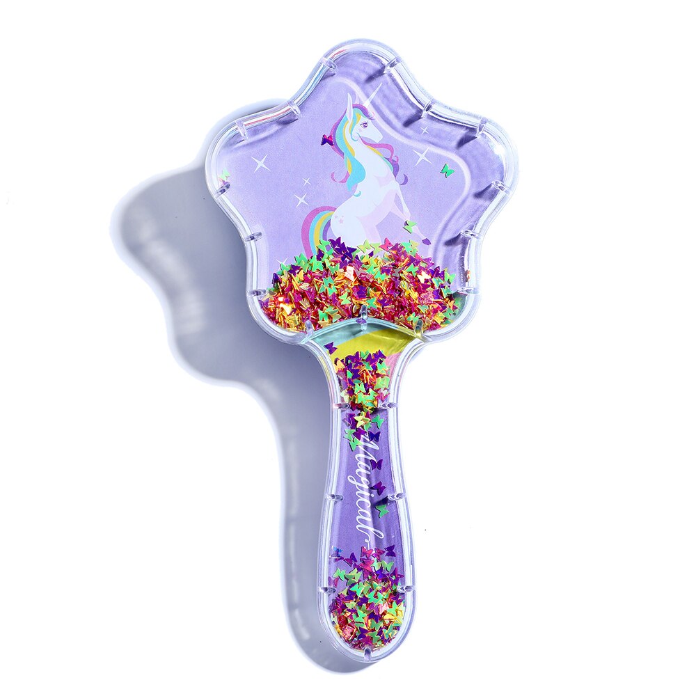 1Pcs Anti-Static Hair Comb Cartoon Cute Air Bag Comb Hairbrush Salon Hairdressing Straight Curly Hair Styling Tool Girls: A1