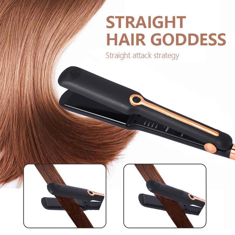 Lisseur de cheveux humide sec rapide Styler Tourmaline ionique fer plat large plaque lisseur de cheveux outils de coiffure