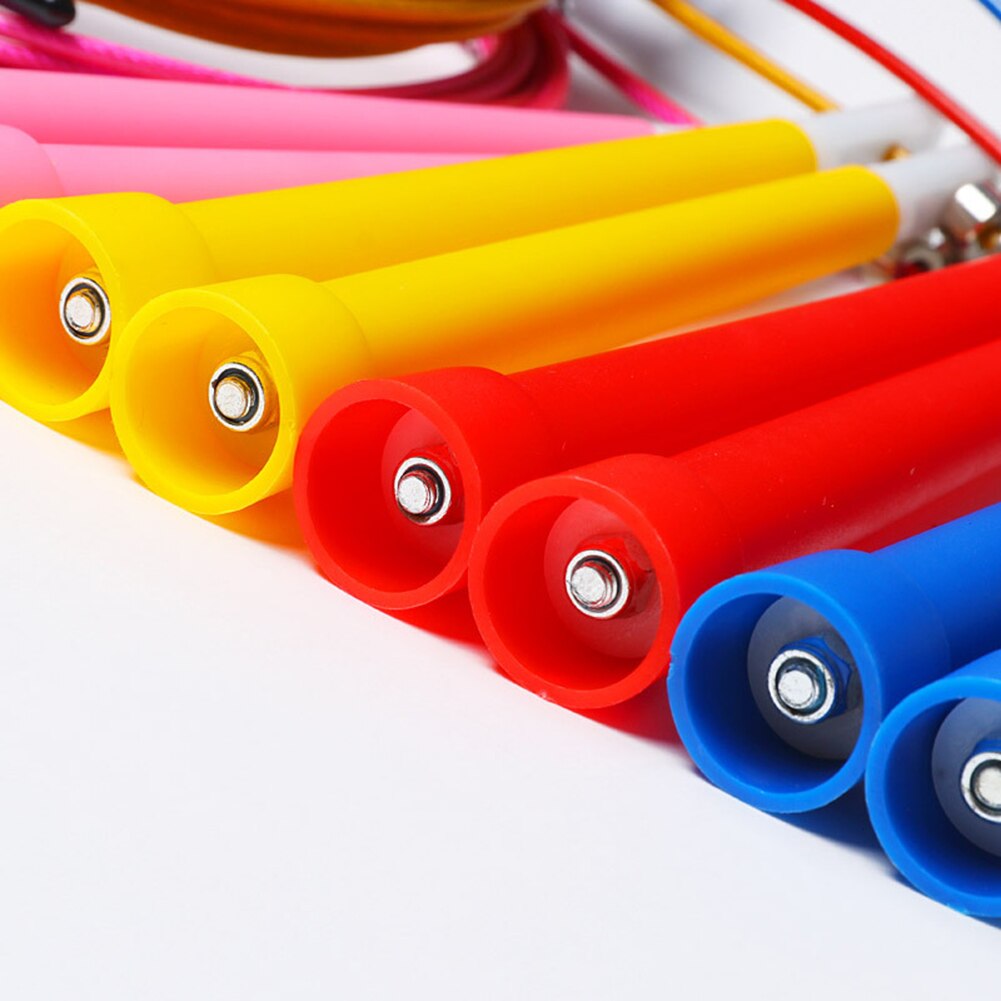 3m Adjustable Speed Jump Rope Skipping Rope For Boxing Fitness Skip Workout Training With Carrying Bag Spare Cable