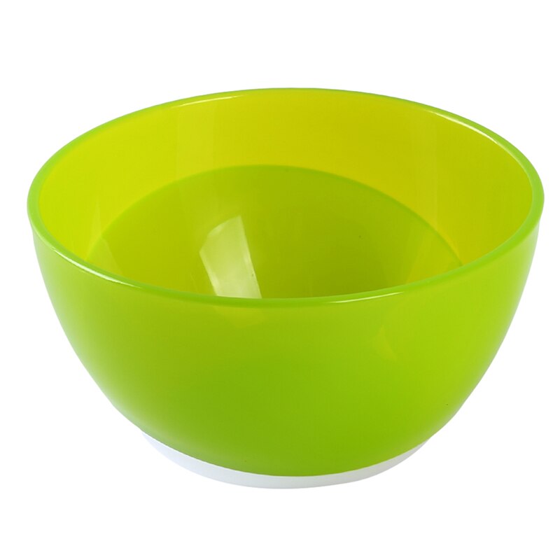 Skål fade madpakke barn baby børn spædbarn baby ris fodringsskål plast snack tallerken service: Grøn