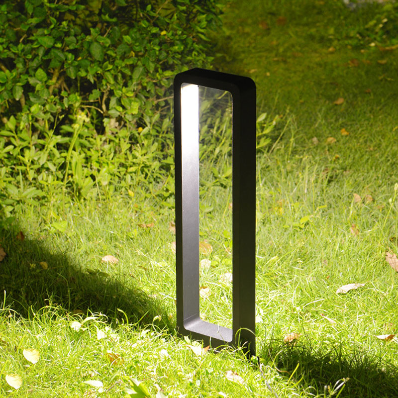 Waterdichte Led Tuin Gazon Lamp Moderne Aluminium Pilaar Buiten Binnenplaats Vlla Landschap Bolders Licht