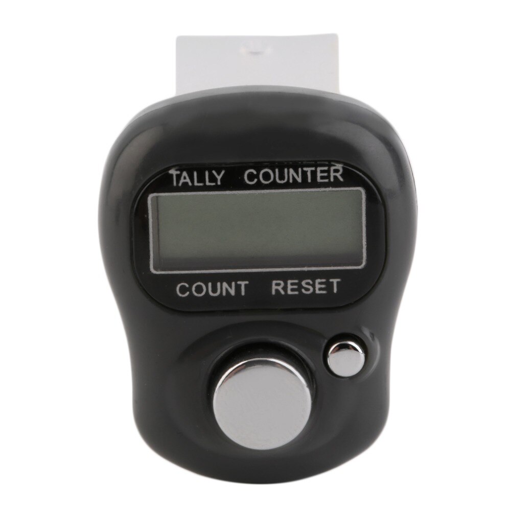 Mini Hand Held Digit LCD Electronic Digital Golf Finger Tally Counter Sports Gym Fitness Prayer Counting Walk Golf Equipment