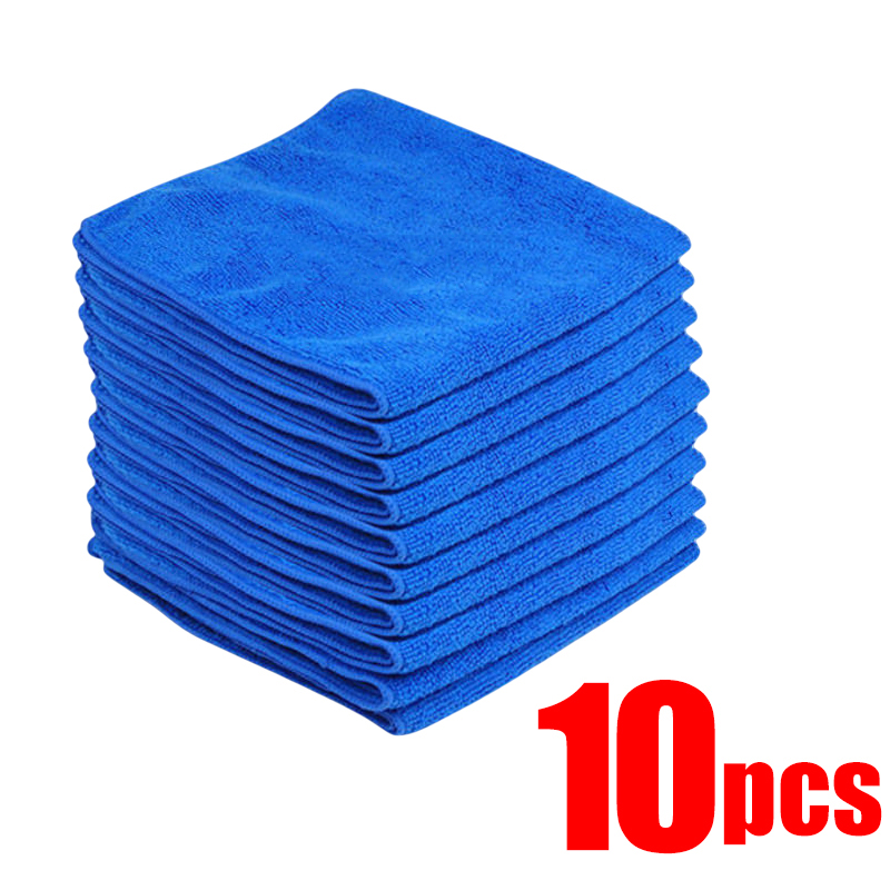 1-20 Stuks Microfiber Handdoeken Wasstraat Drogen Doek Handdoek Huishoudelijke Doekjes Auto Detaillering Polijstdoek Thuis Schoon gereedschap