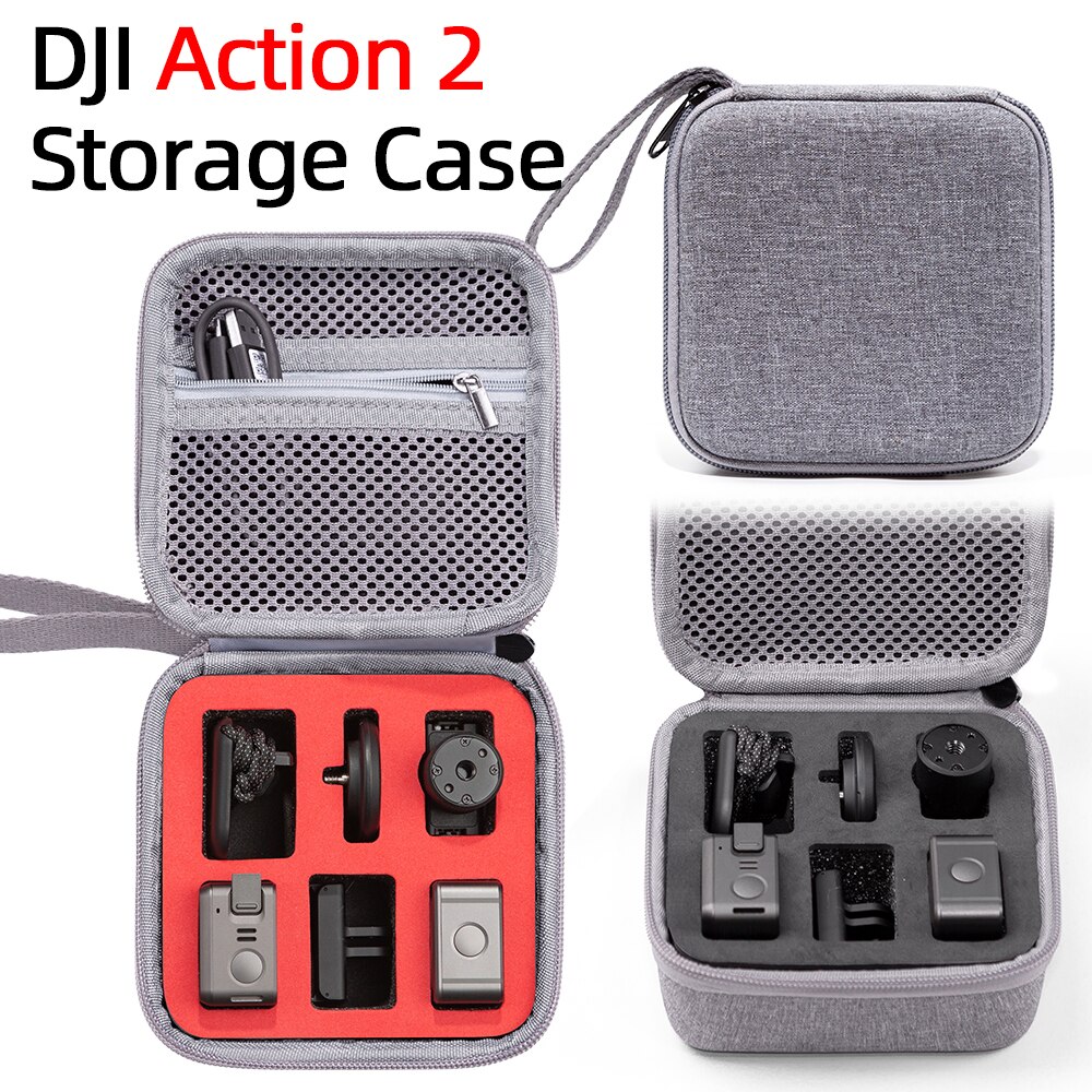 DJI osmo Action 2 Camera Hard Case Storage Bag Protective Box Handbag Carrying Bag Action 2 Accessories
