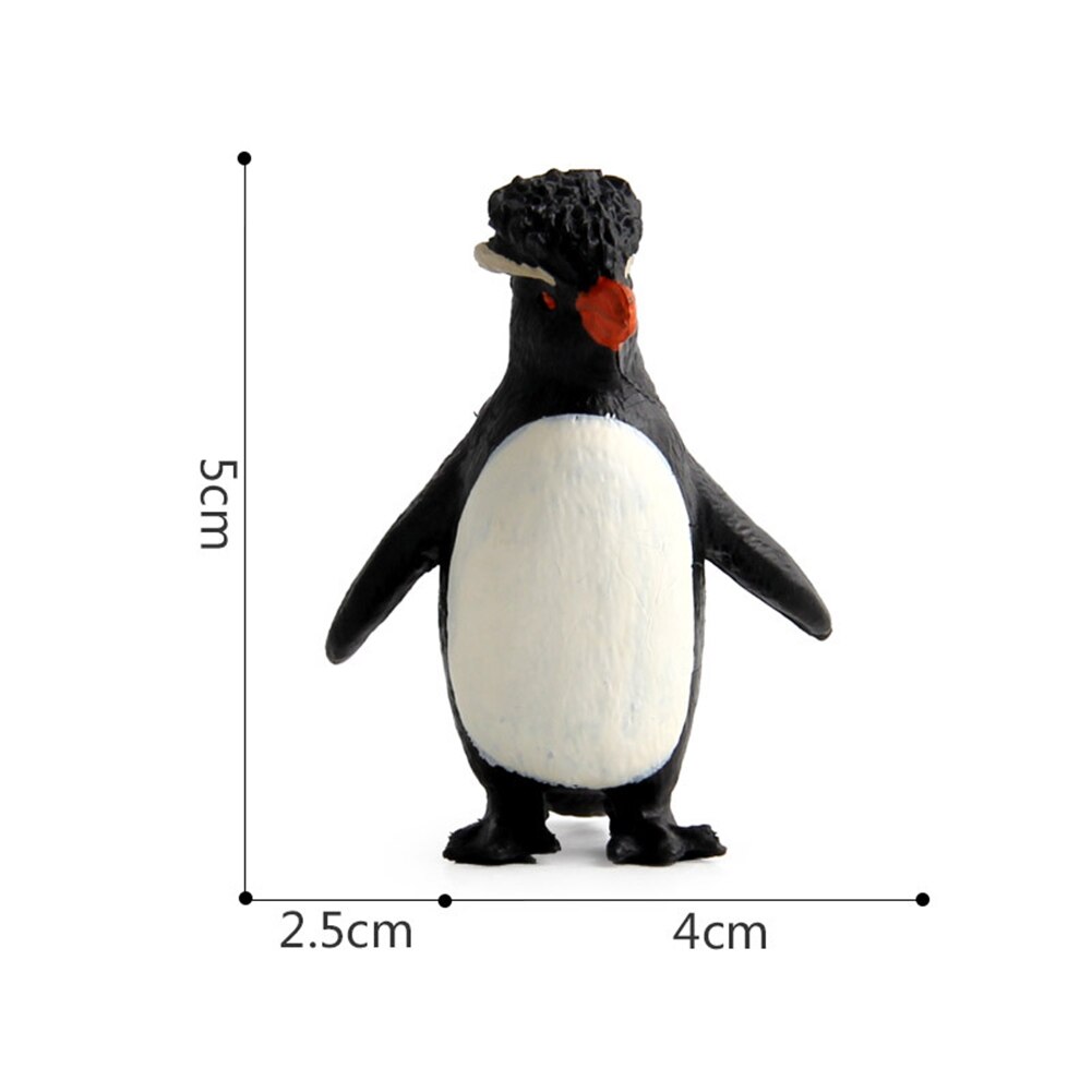 Simulazione Pinguino Modello Animale Marino Figurine Per Bambini Scrivania Decorazione Giocattolo Educativo