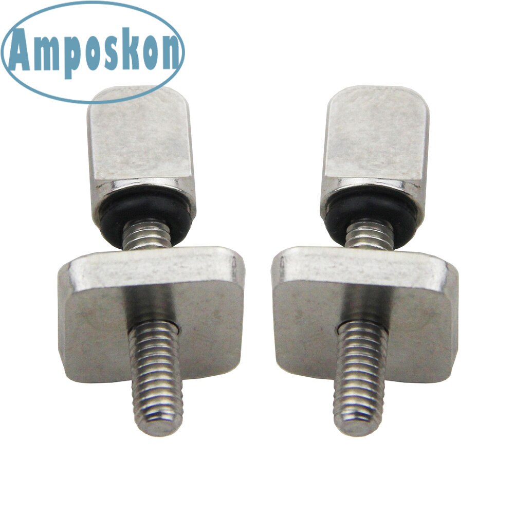 10PCS Long Surf Board SUP Center Sliding Fin Box Plate Smart Screw: Manual Tip