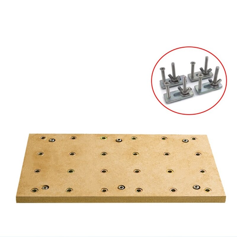 MDF Spoilboard Worktable for 3018 Router Machine (300x180x12mm) Protect the Router Table from Damage Durability