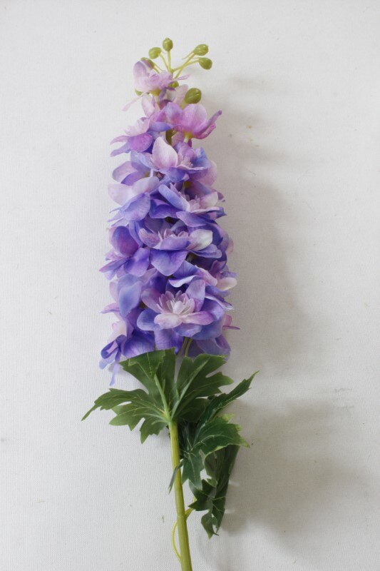 80CM látex Delphinium Jacinto flores artificiales continental PU flores boda simulación flor decoración del hogar: Púrpura