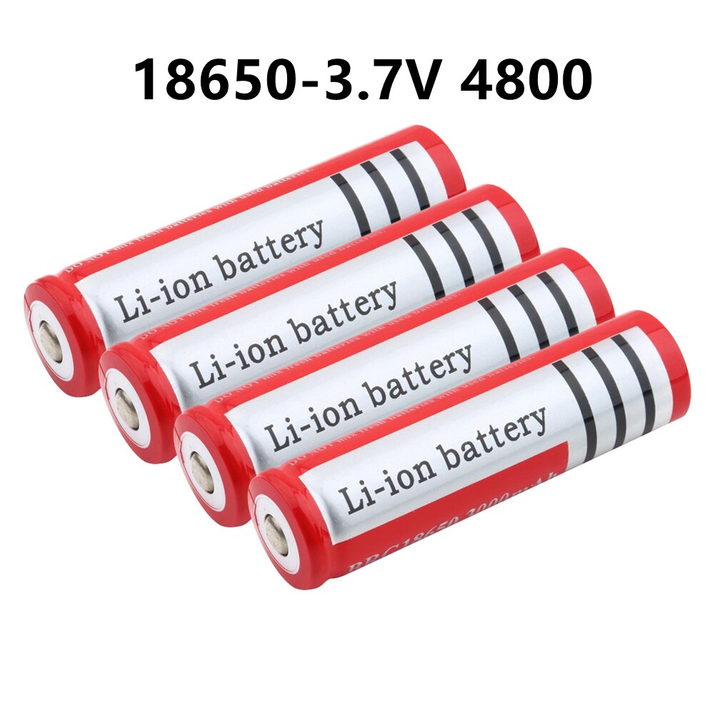 18650 Lithium-Batterie 3,7 V Volt 4800mah BRC 18650 Akku Li-Ion Lithium-Batterien Für Energie Bank Taschenlampe