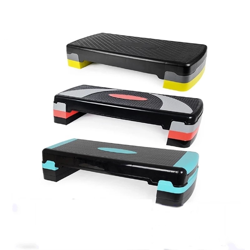 Escalón aeróbico, Pedal antideslizante ajustable, para gimnasio, Fitness, ejercicio, interior y exterior, equipo de ejercicio de entrenamiento para el hogar