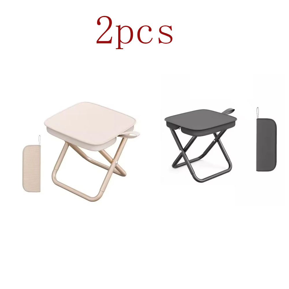 Hopfällbar utomhuspall campingstol/* parkpall picknick liten mazar fiskestol bärbar liten bänk hopfällbar stol /17.5: Mörkgrå