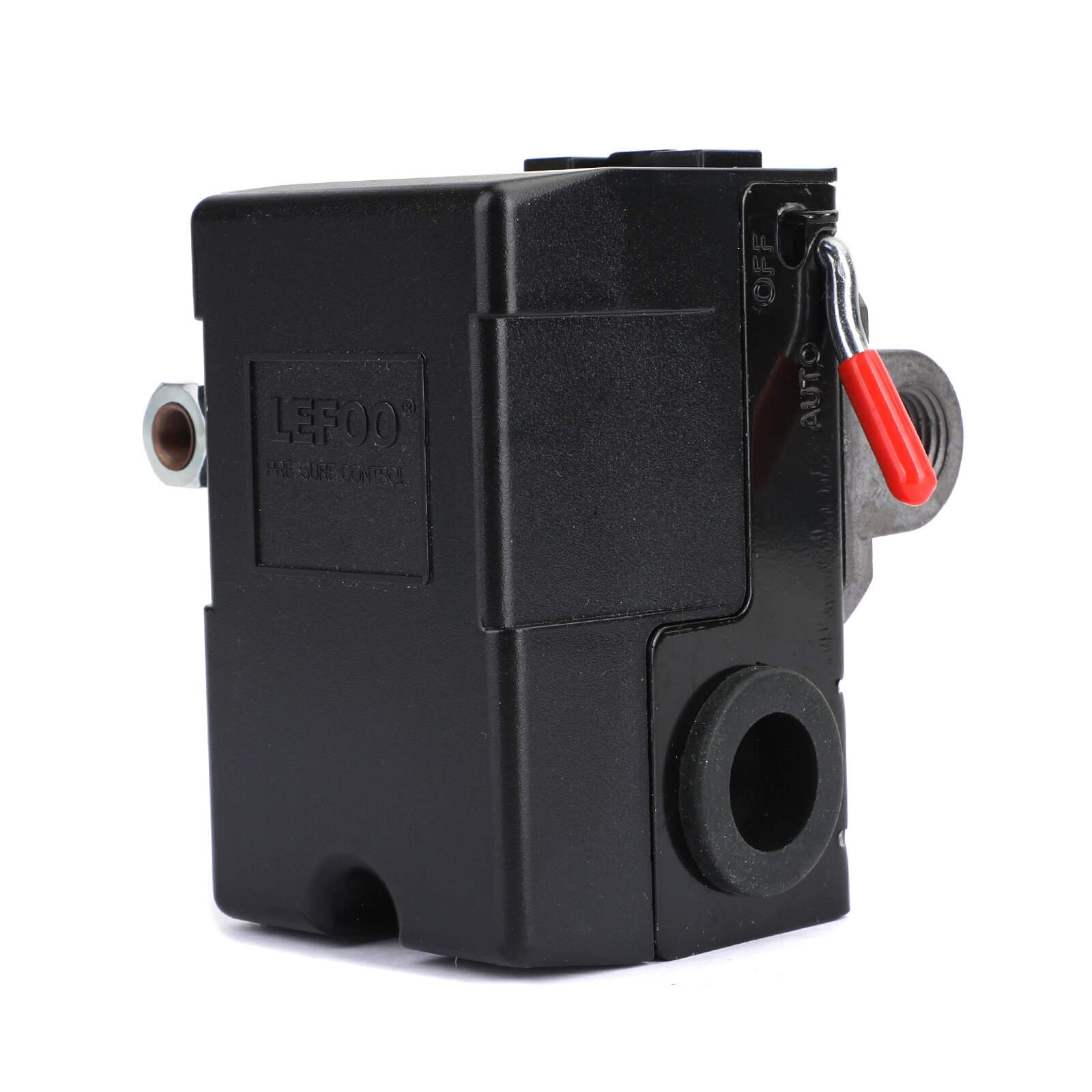 Areyourshop Pressure Switch Control Valve Air Compressor 90-120Psi 4 Port Heavy Duty 26 Amp