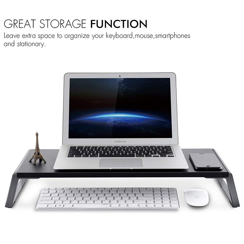 General Metal Feet Monitor Stand Riser Notebook Laptop Support Monitor Holder for Computer Laptop iMac TV LCD Display Printer