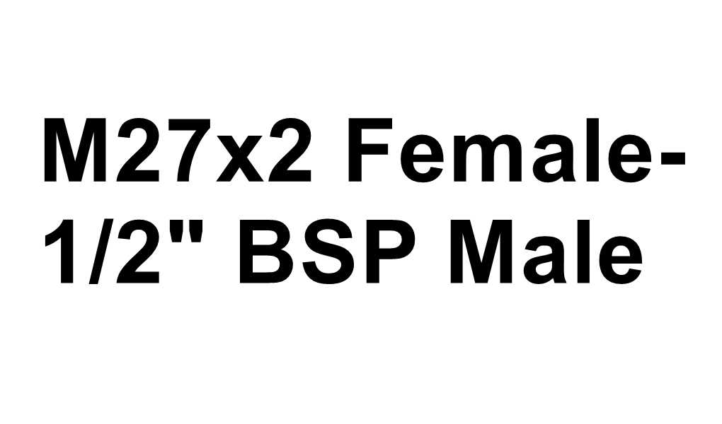 (2) M18x1.5 M20x1.5 M22x1.5 M27x2 Female - Sizes Male Thread Brass Female-Male Reducer Bushing Hex Pipe Fitting Pressure Gauge: Yellow