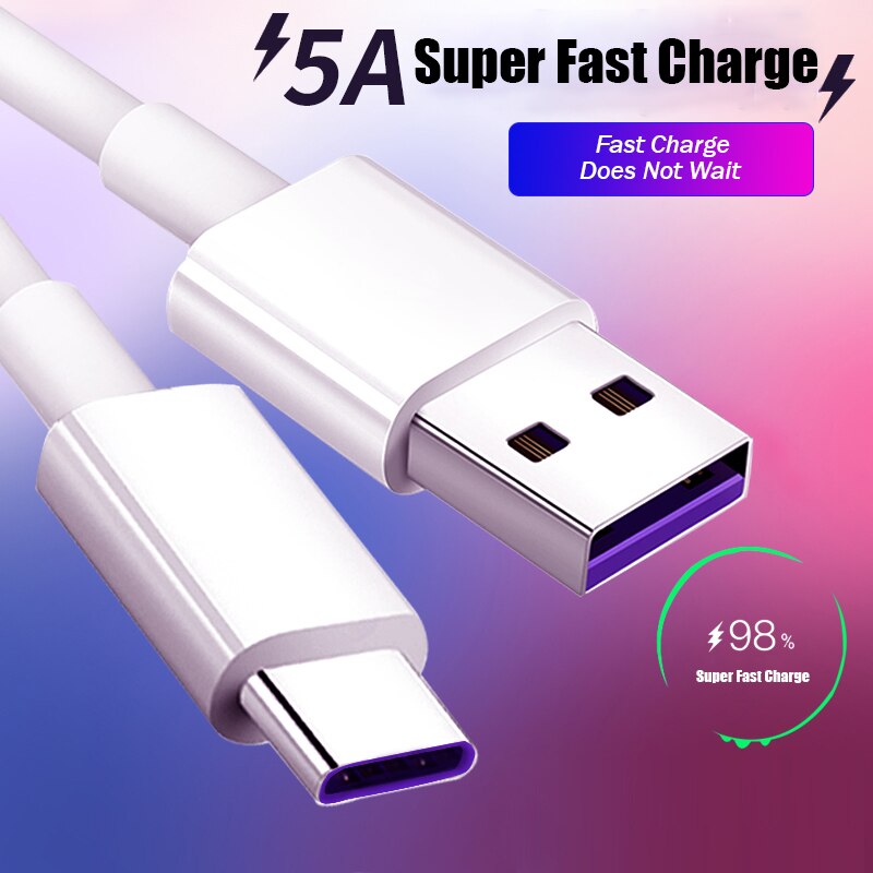 Cable Micro USB de carga rápida 5A para móvil, Cable de datos tipo C de carga rápida para Samsung S10, Huawei P20, P10, P9, xiaomi