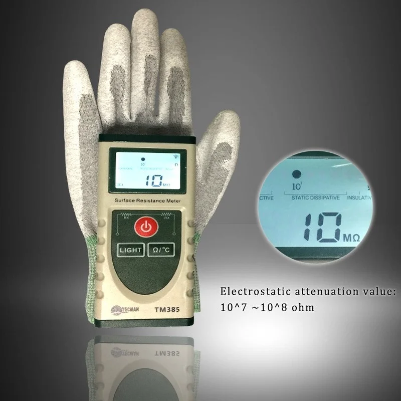 praktisch Reparatur ESD Anti Statische PU Gemalte Kohlenstoff Faser Handschuhe Elektronische Bildschirm PCB Lözehn Arbeits Hand Schutz
