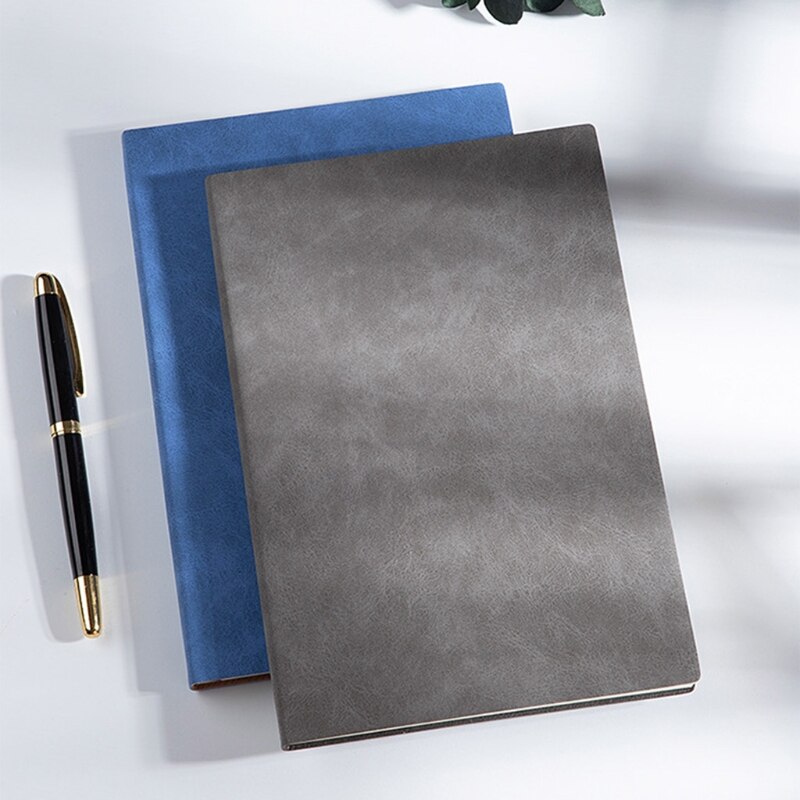 Retro Style Notebook Soft Leather Thickened A5 Notepad Stationery
