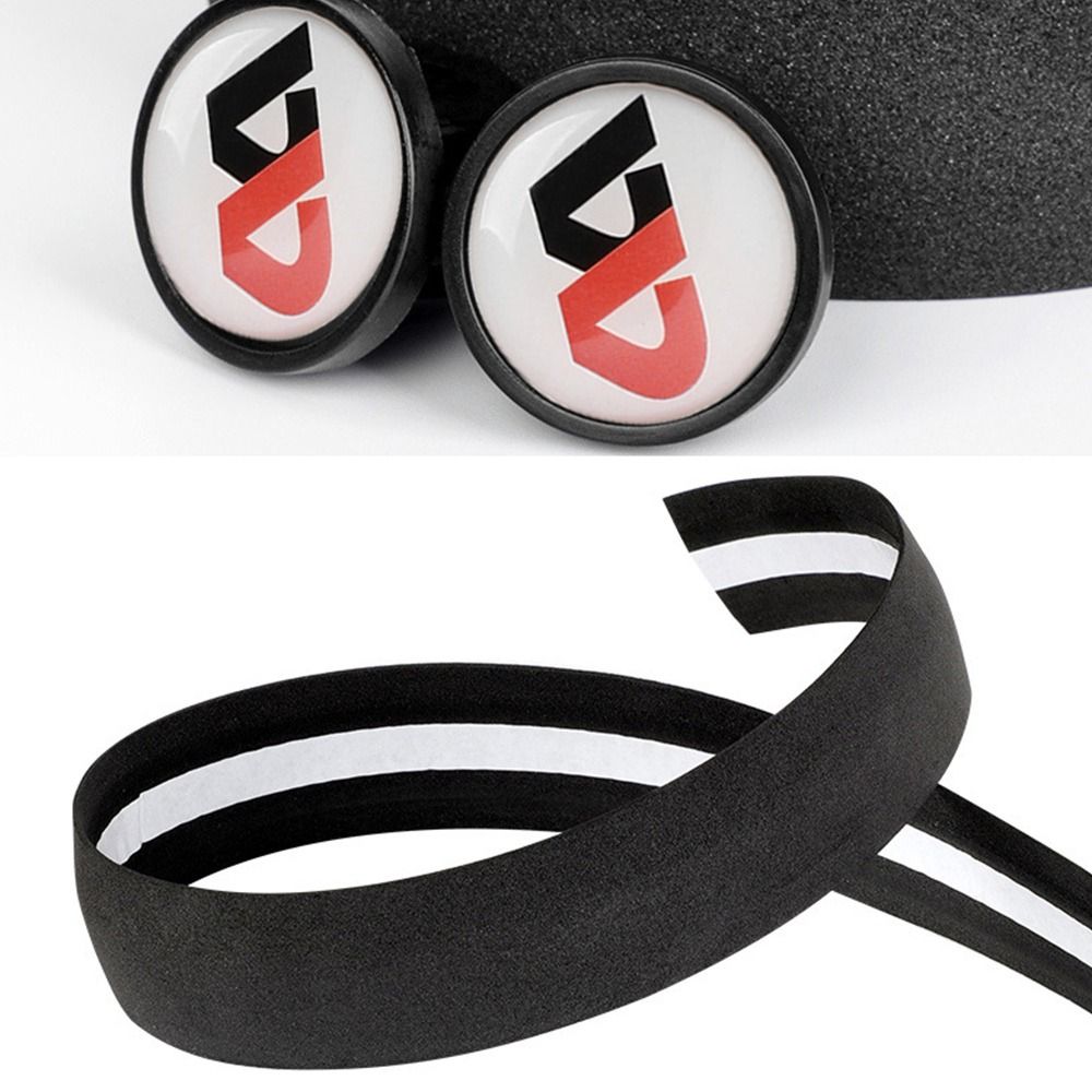 Cinta de goma EVA para manillar de bicicleta, cinta de camuflaje de alta elasticidad, amortiguación antideslizante, para ciclismo de carretera, 2 piezas