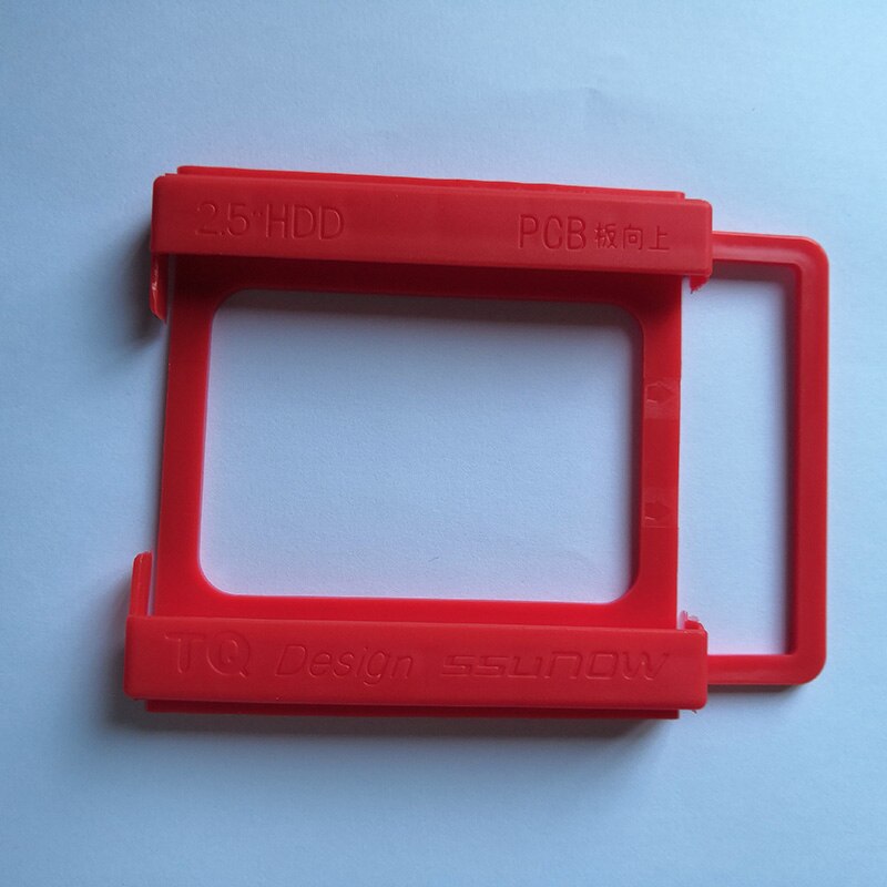 Support de disque dur SSD 2.5 à 3.5, support de montage en plastique pour adaptateur de disque dur PC