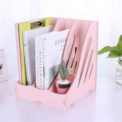 office accessories Document Tray Desktop Multifunction Storage Box File Holder Bookend Office Desk Organizer School Supplies
