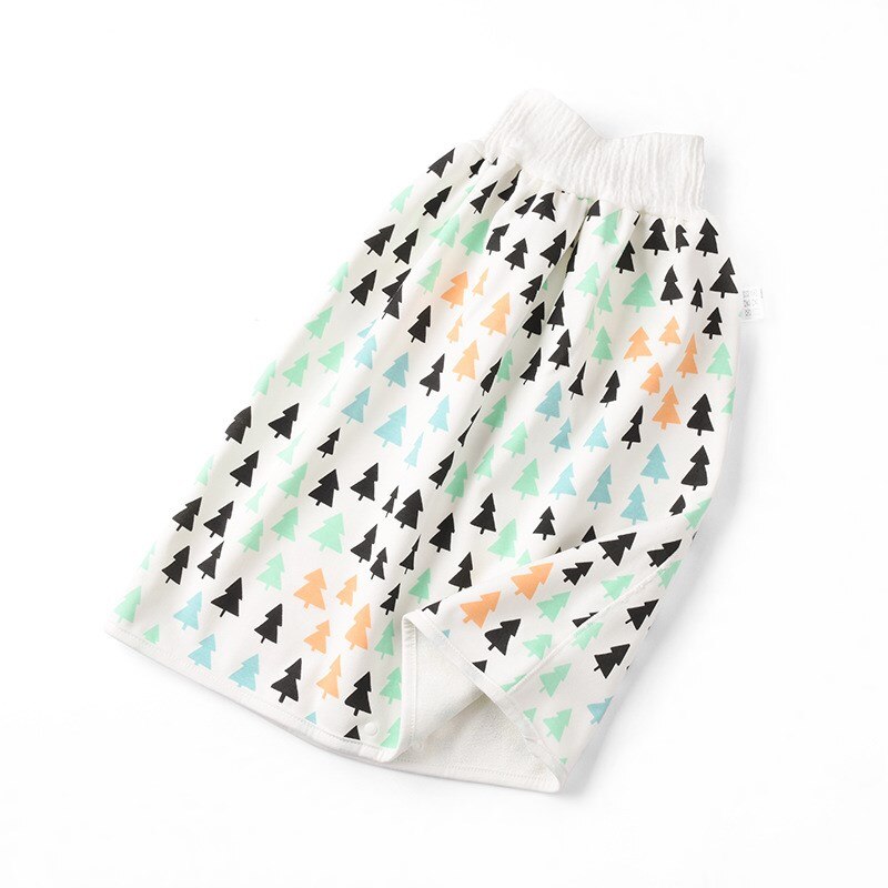 TPU Baby Diaper Skirt Infant Waterproof Toilet Training Pants Anti-Urine Bed Wetting Night Urine Artifact Children Cotton Diaper: A5 / S