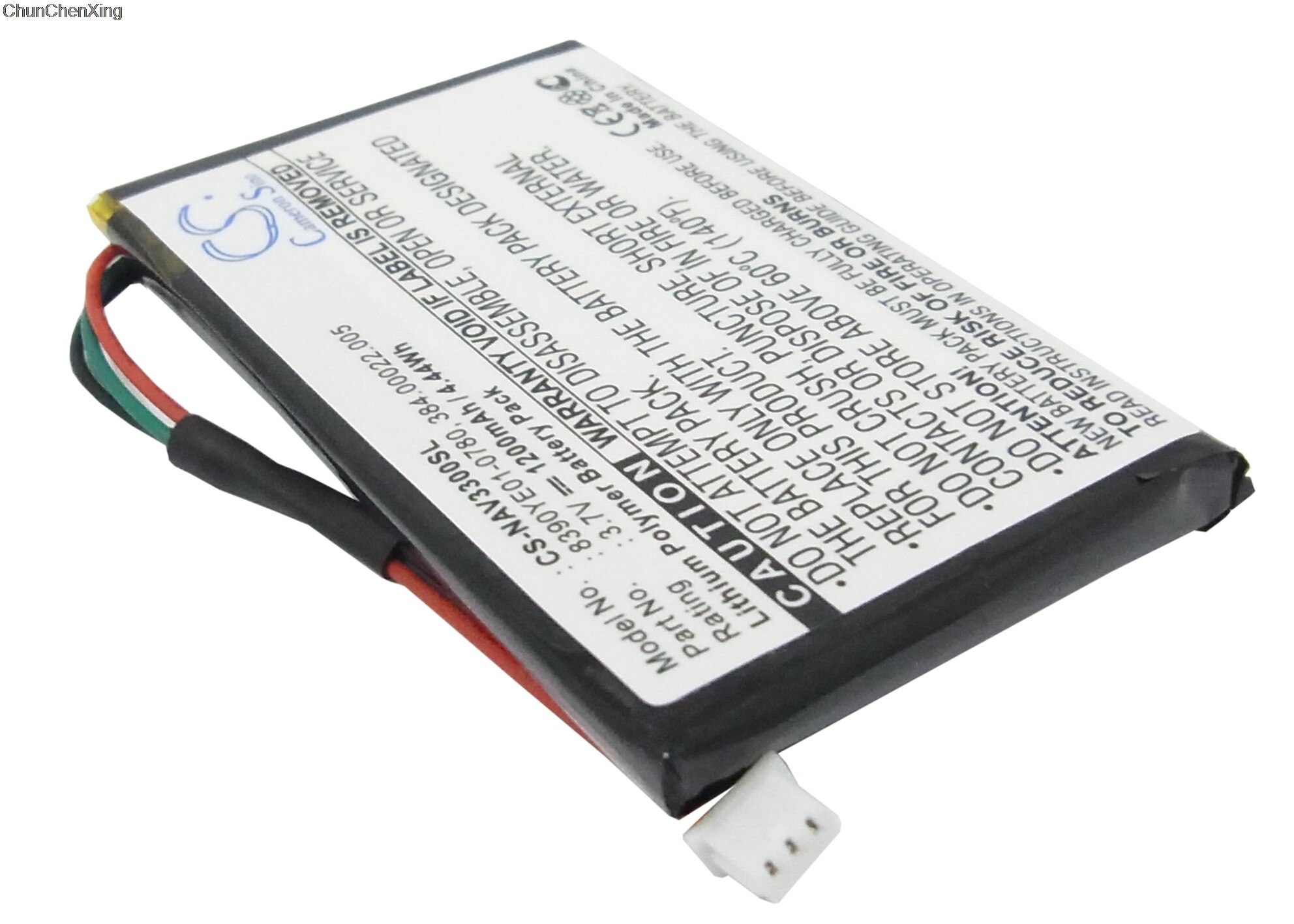 Cameron Sino 1200mAh Batterij 0923FLYE31938, 384.00022.005, 8390-YE01-0780 voor Navigon 3300, 3310, 3310 MAXE, 4310, 4310 MAXE
