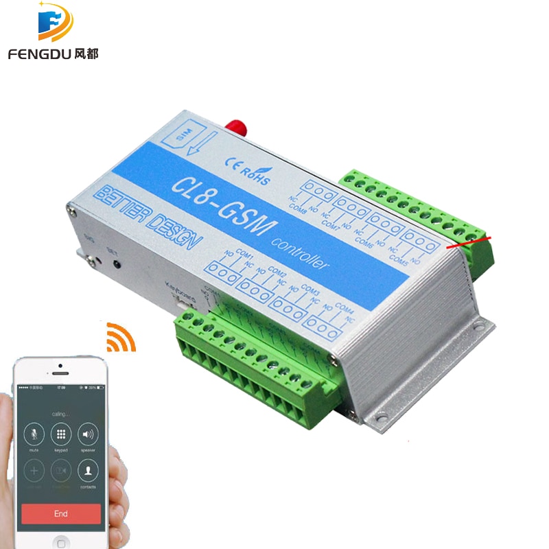 4ch 8ch Smart domotique GSM commutateur relais contrôleur SMS appel télécommande lumière pompe à eau moteur générateur