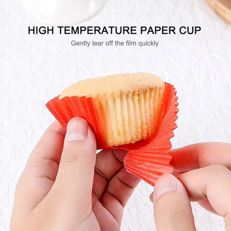 100Pcs Muffin Cupcake Paper Cupcake Liner Muffin Box Case Baking Tray Cake Decorating Birthday Party Tools Home Kitchen Supplies