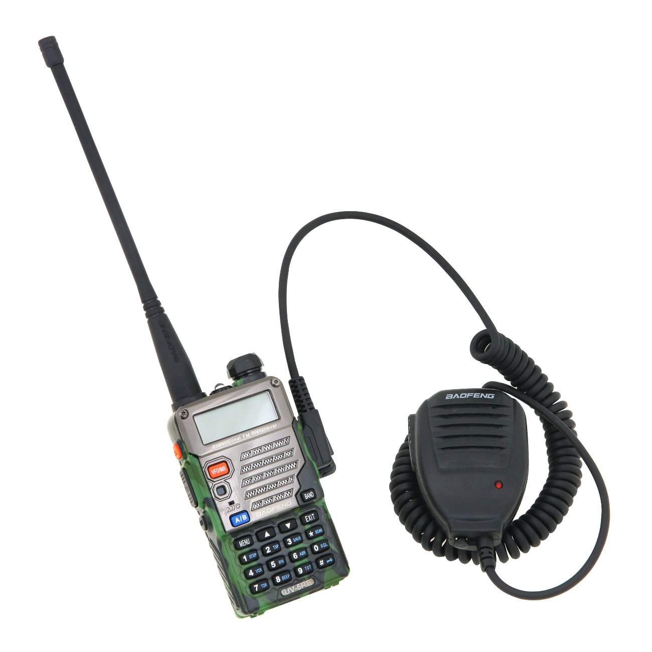 Toyl Baofeng Communicatie Megafoon Microfoon Haut-Parleur Radio Microfoon Epaule Slijmbeurzen Bidirectionnelles Avec