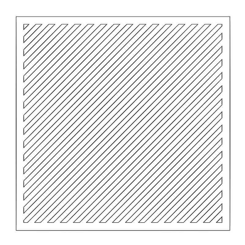 Mixed Shape Stripe Dots Circle Flowers Plastic Stencil DIY Card Album Make Scrapbook Handmade Stencil Drawing Sheet 09: 3