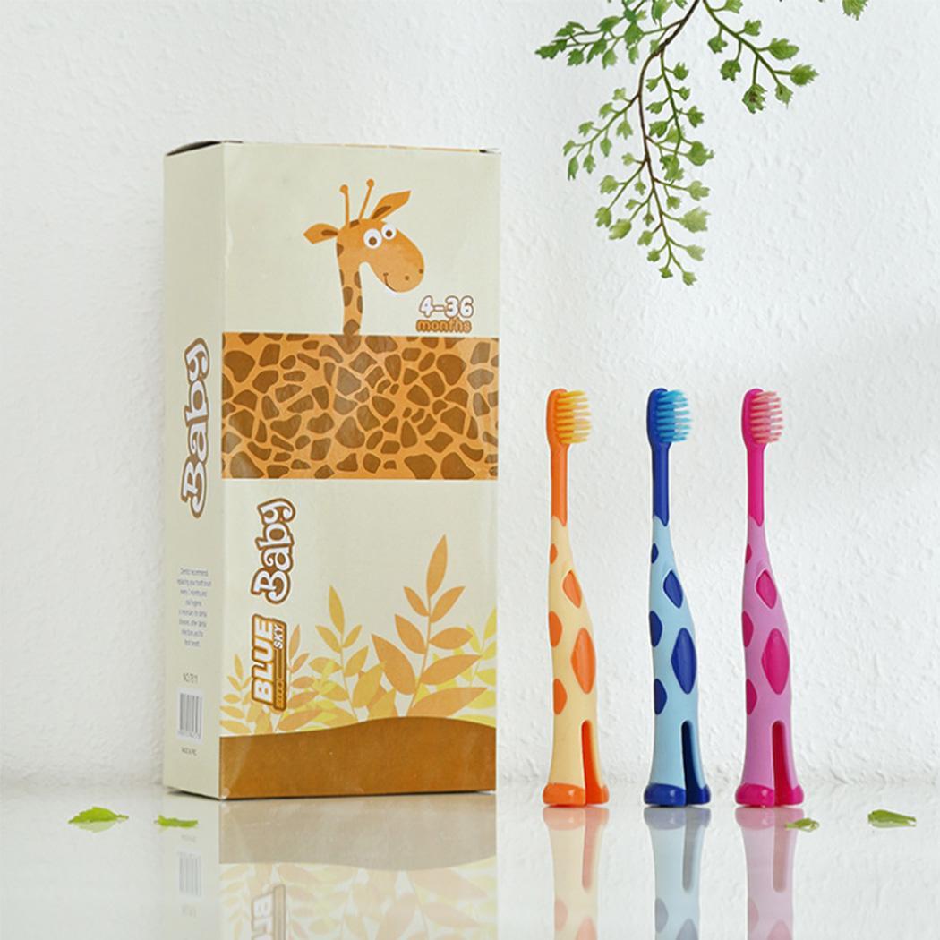 Random Cute Care Cartoon Soft Teeth Toothbrush for 3 Years Old Children Toothbrush Kids