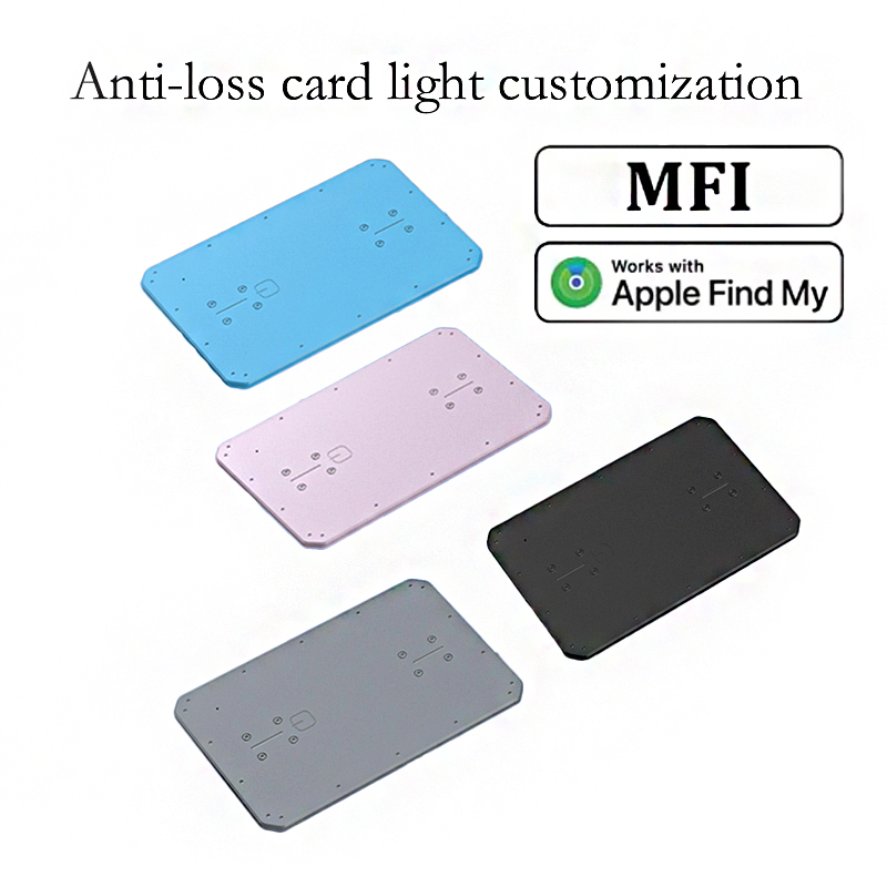Ultra-thin card anti-loss device, wireless wallet recharge item airtag locator, suitable for Apple Find, findmy