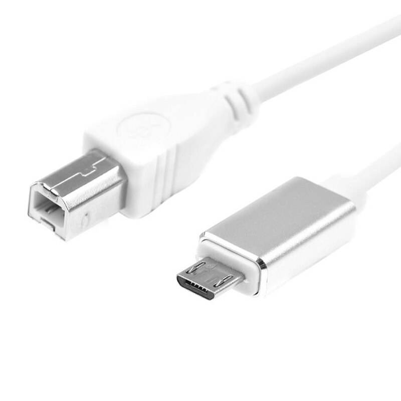 Câble USB Type B vers Midi, câble adaptateur, câble Audio pour Piano: Gris clair