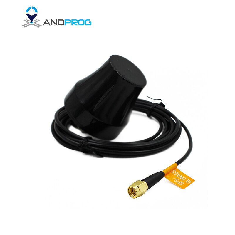 Antenne GPS GLONASS champignon IP67 avec SMA mâle, antenne gps glonass avec câble de 3 mètres