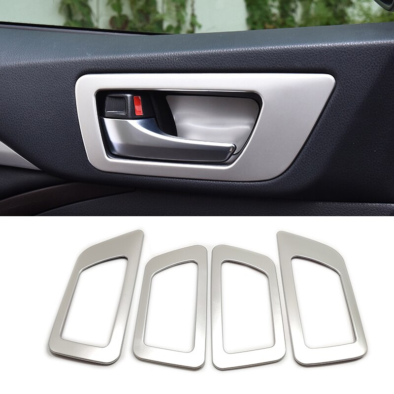 Voor highlander kluger 15 16 17 auto deur armsteun raam glas lift bedieningsschakelaar afdekking trim auto styling accessoires: Binnendeurkom 4