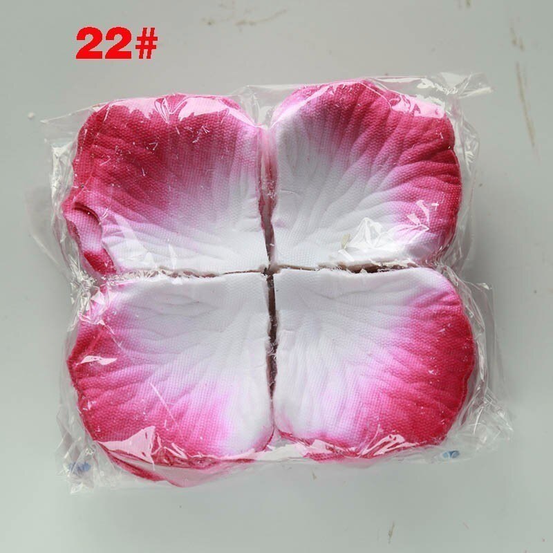 Bgw Beste 500 Stks/pak 5*5 Cm Rozenblaadjes Voor Bruiloft Decoratie, romantische Kunstmatige Rozenblaadjes Bruiloft Bloem Roos Bloem: 500Pcs C22