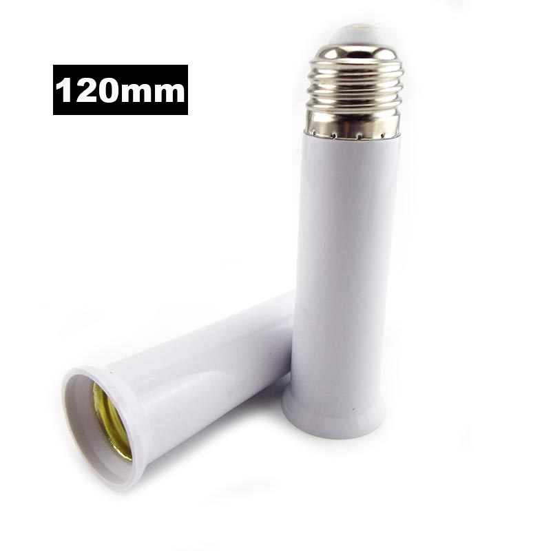 65mm 95mm 120mm E27 om E27 Extender Lamphouder Base Lamp Verlengen Extension Socket Adapter LED licht Adapter Converter R23: Blauw