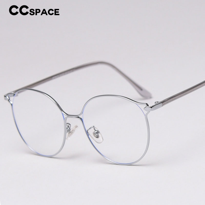 49032 Round Retro Ultralight Glasses Metal Frames Men Women Optical Computer Glasses