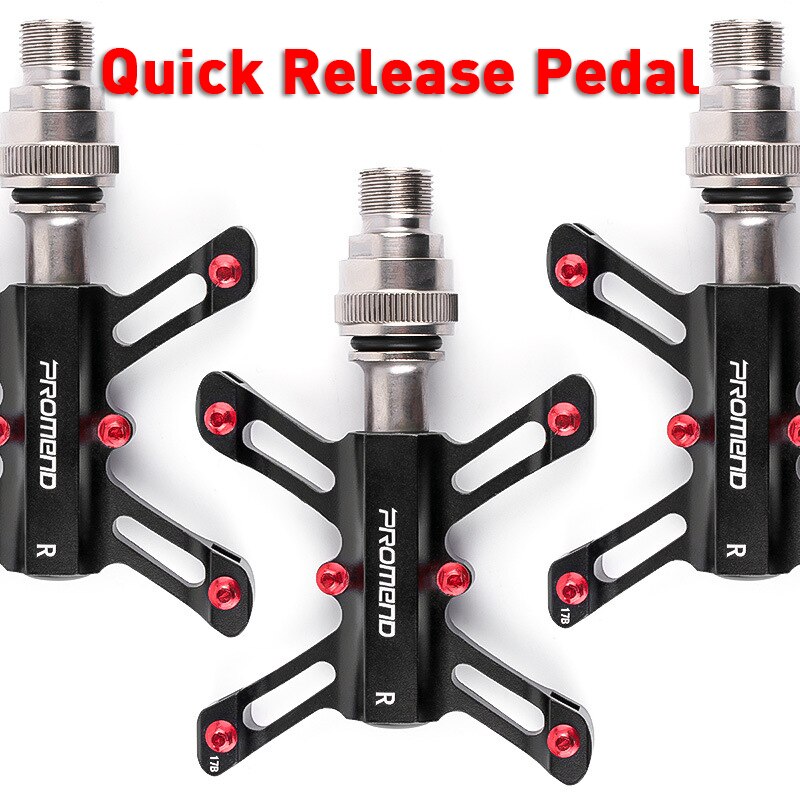 Promend PD-F57 Bicycle Pedals A Pair Of Palin Quick Release Pedals Folding Bike Riding Bearing Pedals MTB Flat Bike Pedals