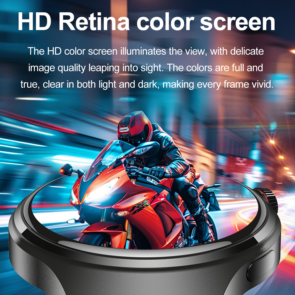 Relógio gt4 relógio inteligente homem mulher 360*360 tela hd freqüência cardíaca150 + modo esportivo bluetooth chamada pista de fitness à prova dwaterproof água smartwatch