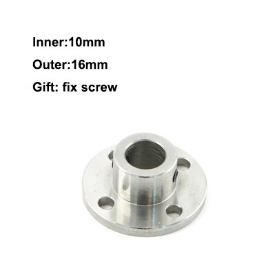 High stainless steel flange coupling High-precision flange Outer diameter 16mm-10mm inner hole 4mm-10mm: Outer 16mm hole 10mm