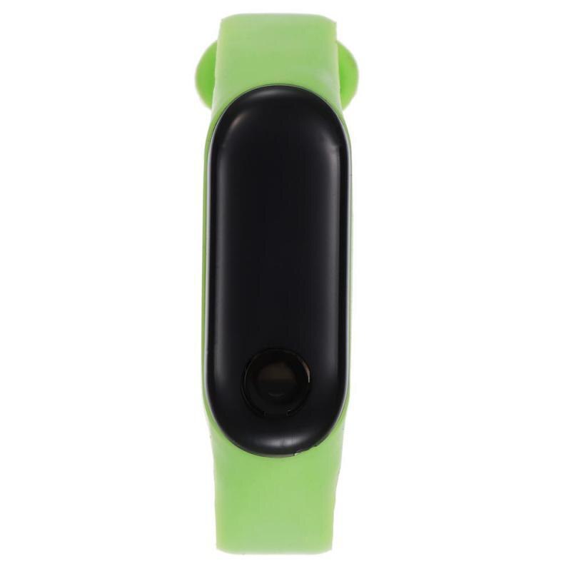 Miqiao sportsur til børn børn led digitalt ur ultralet silikonerem teen dreng pige armbåndsur unisex  w184: Grøn