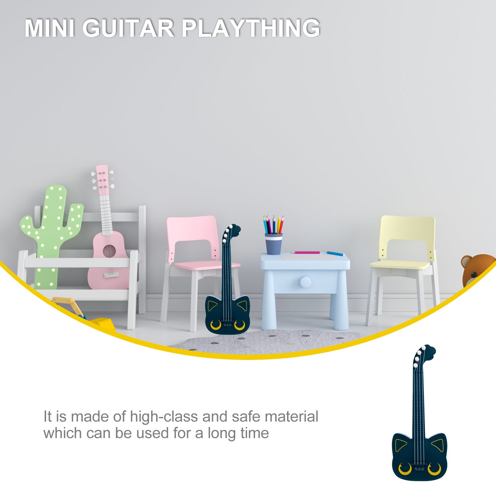 Early Learning Ukulele Educational Instrument Mini Ukulele Kid Plaything