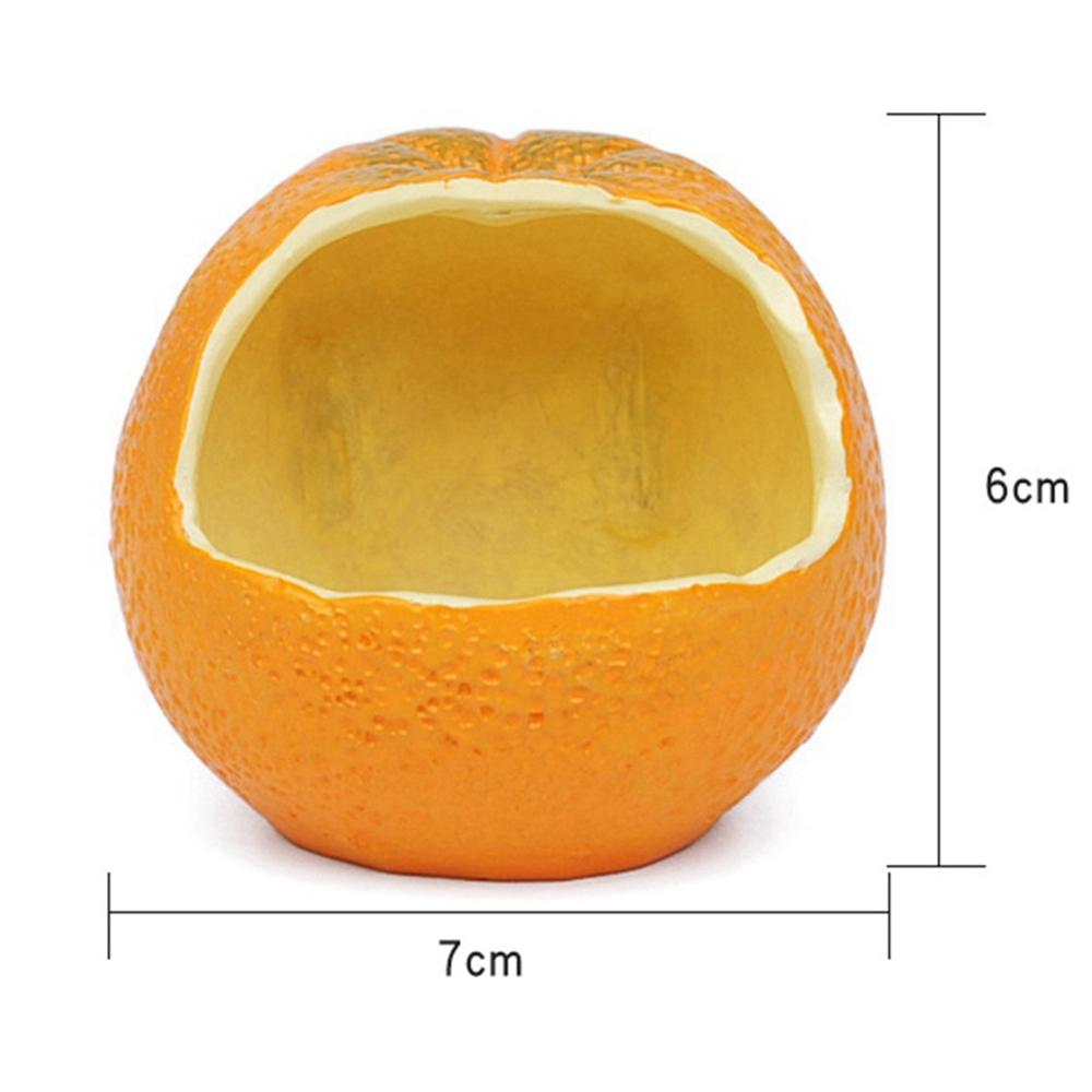 1 Pc Leuke Vogel Papegaai Feeder Kooi Vogel Opknoping Feeder Oranje Vormige Papegaai Voeden Kom Vogel Voeden Tool Voor Kooi